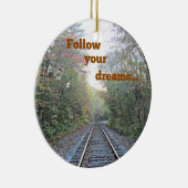 Volg je dromen keramisch ornament (Rechts)