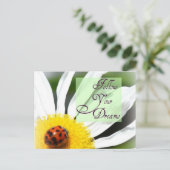 Volg je dromen lieveheersbeestje Post Kaart (Staand voorkant)