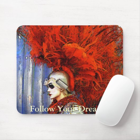 Volg je dromen! muismat (Met muis)