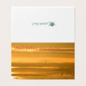 Volg je dromen niet - VIND ze! Kaart (Buitenkant ongevouwen)