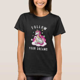 Volg je dromen op mijn Unicorn Birthday T-shirt