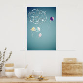Volg je dromen poster (Keuken)