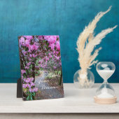 Volg je dromen Quote Tuinpad Fotoplaat (Zijkant)