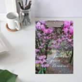 Volg je dromen Quote Tuinpad Klembord