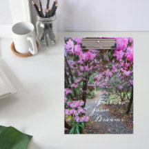 Volg je dromen Quote Tuinpad