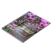 Volg je dromen Quote Tuinpad Notitieboek (Linkerzijde)