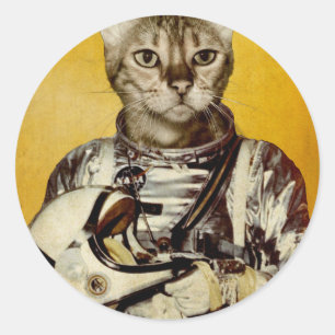 Volg je dromen ronde sticker