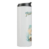 Volg je dromen schattige kleine auto waterverf thermosbeker (Gedraaid links)