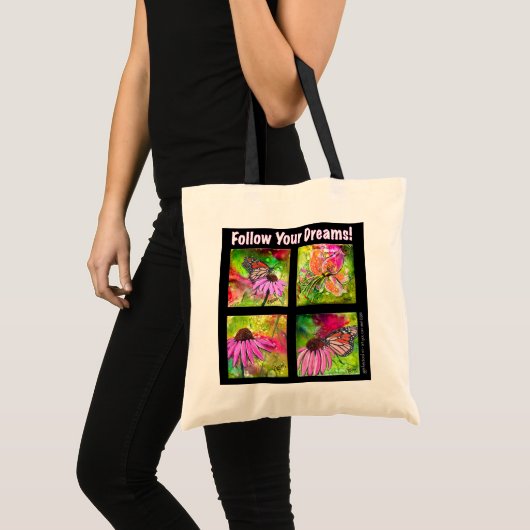 Volg je dromen tote bag (Voorkant (product))