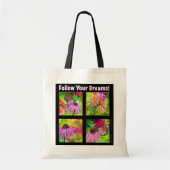 Volg je dromen tote bag (Voorkant)
