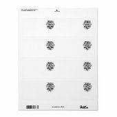 volg je dromen verzendlabels etiket (Full Sheet)