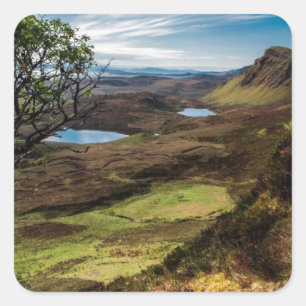 Volg je dromen! vierkante sticker