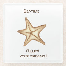 Volg je dromen waterverf Seatime Starfish