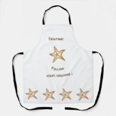 Volg je dromen waterverf Seatime Starfish Schort (Voorkant)