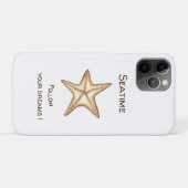 Volg je dromen waterverf Seatime Zeester Case-Mate iPhone Case (Achterkant (horizontaal))