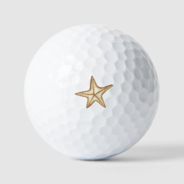Volg je dromen waterverf Seatime Zeester Golfballen
