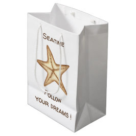 Volg je dromen waterverf Seatime Zeester Medium Cadeauzakje