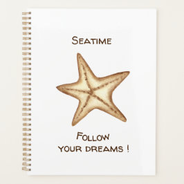 Volg je dromen waterverf Seatime Zeester Planner