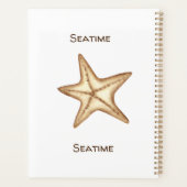 Volg je dromen waterverf Seatime Zeester Planner (Achterkant)