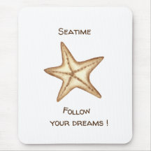 Volg je dromen waterverf Zee tijd Zeester