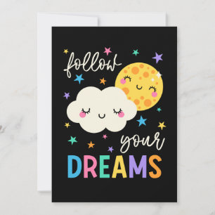 Volg je dromen   Wolk & Moon Kaart