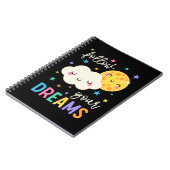 Volg je dromen | Wolk & Moon Notitieboek (Linkerzijde)