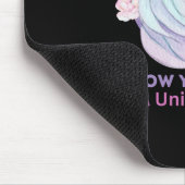 Volg je droom als een onicorn Magisch Muismat (Hoek)