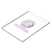 Volg je droom als een onicorn Magisch Notitieboek (Linkerzijde)