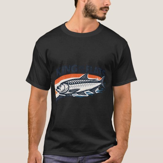 Volg je droom. Grappig halibut vis ontwerp T-shirt (Voorkant)