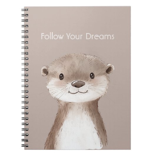 Volg Je Droom Otter Notitieboek (Voorkant)
