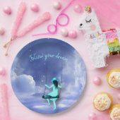 Volg je droom papieren bordje (Feest)