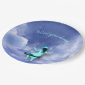 Volg je droom papieren bordje (Gekanteld)