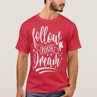 Volg je droom Unicorn horn Unicorn Clipart Uni T-shirt