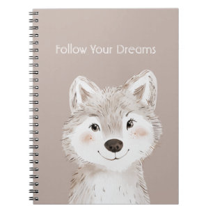 Volg Je Droom Wolf Notitieboek