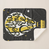 Volg je droomballon sherpa deken (Voorkant (horizontaal))