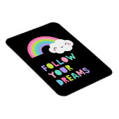 Volg je droombeeld en regenboogwolk magneet (Rechterzijde)