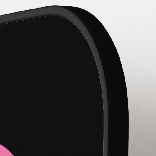 Volg je droombeeld en regenboogwolk pickleball paddle (Links Detail)