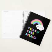 Volg je droombeeld en regenboogwolk planner (Display)