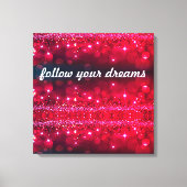 Volg je droombeeld op je tovenschilderij canvas afdruk (Voorkant)