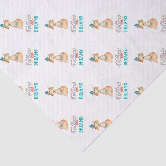 Volg je droombeeld tissuepapier (Detail)