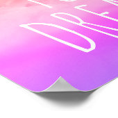 Volg je droombeelden Kinderen Room Inspirerend cit Poster (Hoek)