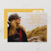 Volg je droomBriefkaart Briefkaart (Voorkant / Achterkant)