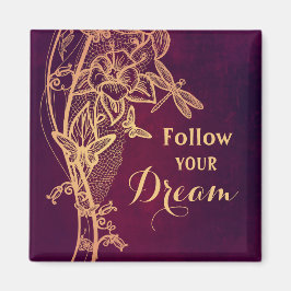 Volg je droomlegante vlinder op Bourgogne Magneet