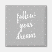 Volg je droompasta magneet (Voorkant)