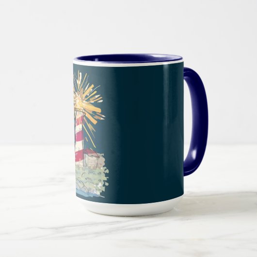 Volg je eigen licht mok (Voorkant rechts)