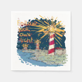 Volg je eigen licht servet