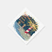 Volg je eigen licht servet (Hoek)