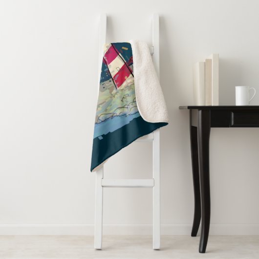 Volg je eigen licht sherpa deken (In situ)