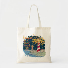 Volg je eigen licht tote bag