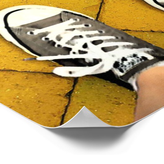 Volg je eigen Yellow Brick Road Poster (Hoek)